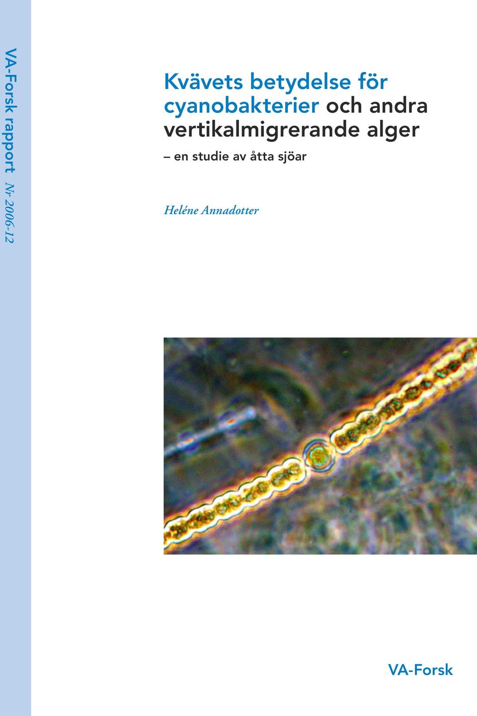 andra vertikalmigrerande alger en