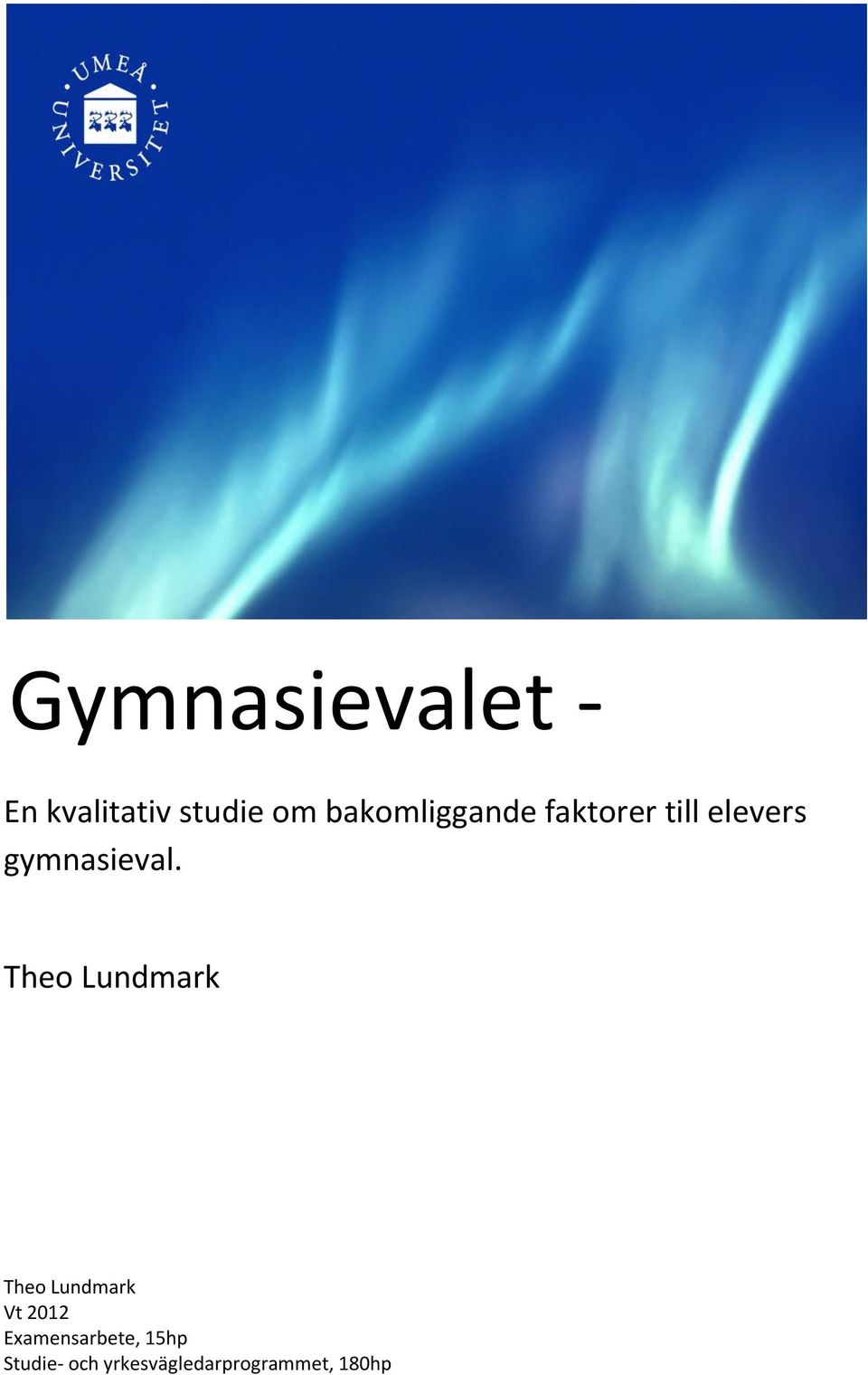 gymnasieval.