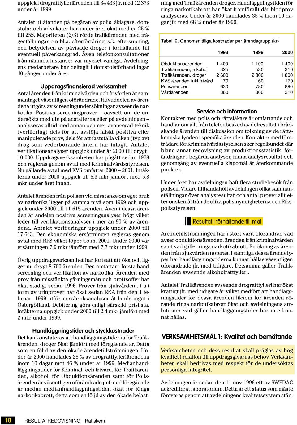 Även telefonkonsultationer från nämnda instanser var mycket vanliga. Avdelningens medarbetare har deltagit i domstolsförhandlingar 40 gånger under året.