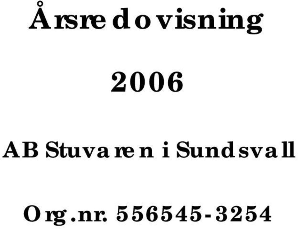 Stuvaren i