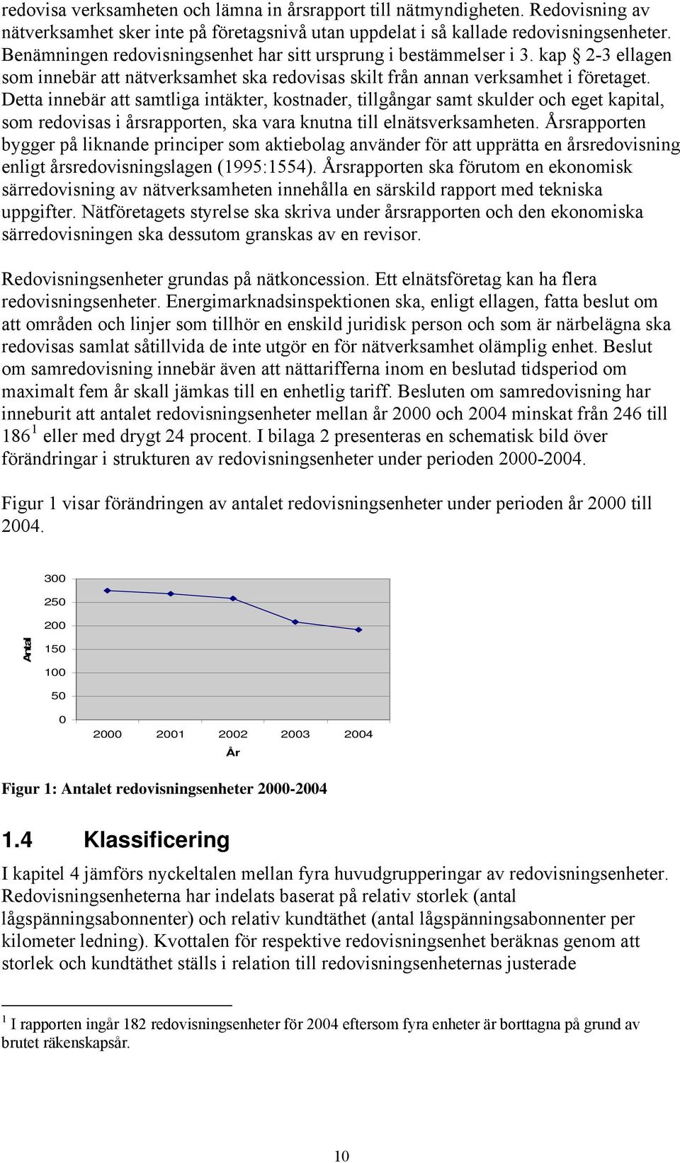 Detta innebär att samtliga intäkter, kostnader, tillgångar samt skulder och eget kapital, som redovisas i årsrapporten, ska vara knutna till elnätsverksamheten.