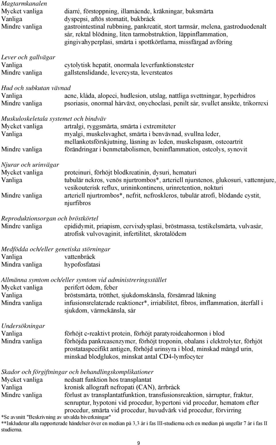 onormala leverfunktionstester gallstenslidande, levercysta, leversteatos Hud och subkutan vävnad acne, klåda, alopeci, hudlesion, utslag, nattliga svettningar, hyperhidros Mindre vanliga psoriasis,