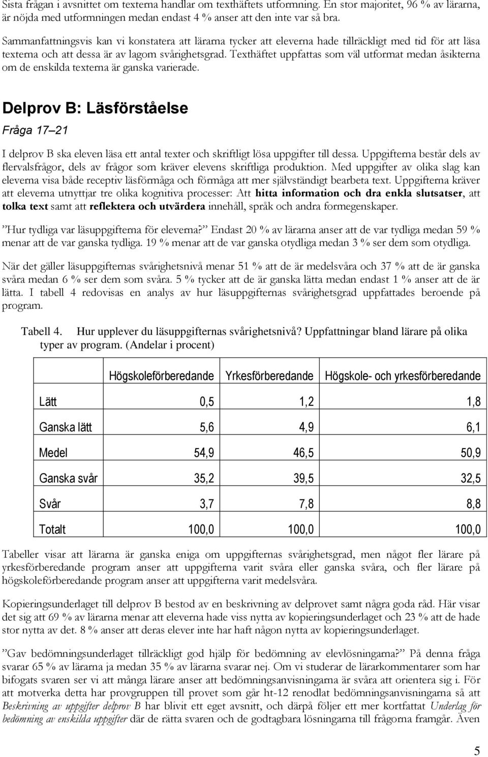 Texthäftet uppfattas som väl utformat medan åsikterna om de enskilda texterna är ganska varierade.