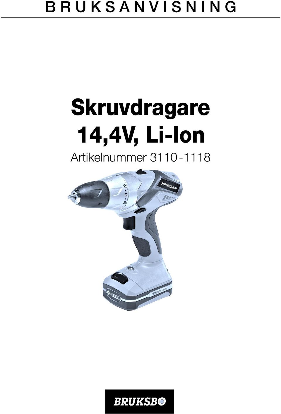 Skruvdragare 14,4V,