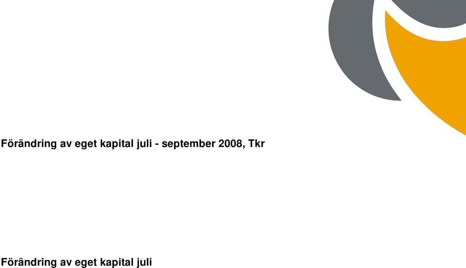 av eget kapital juli september 2009, Tkr Koncernen Aktiekapital Övrigt tillskjutet kapital Upparbetade vinster Summa IB juli 2009 9