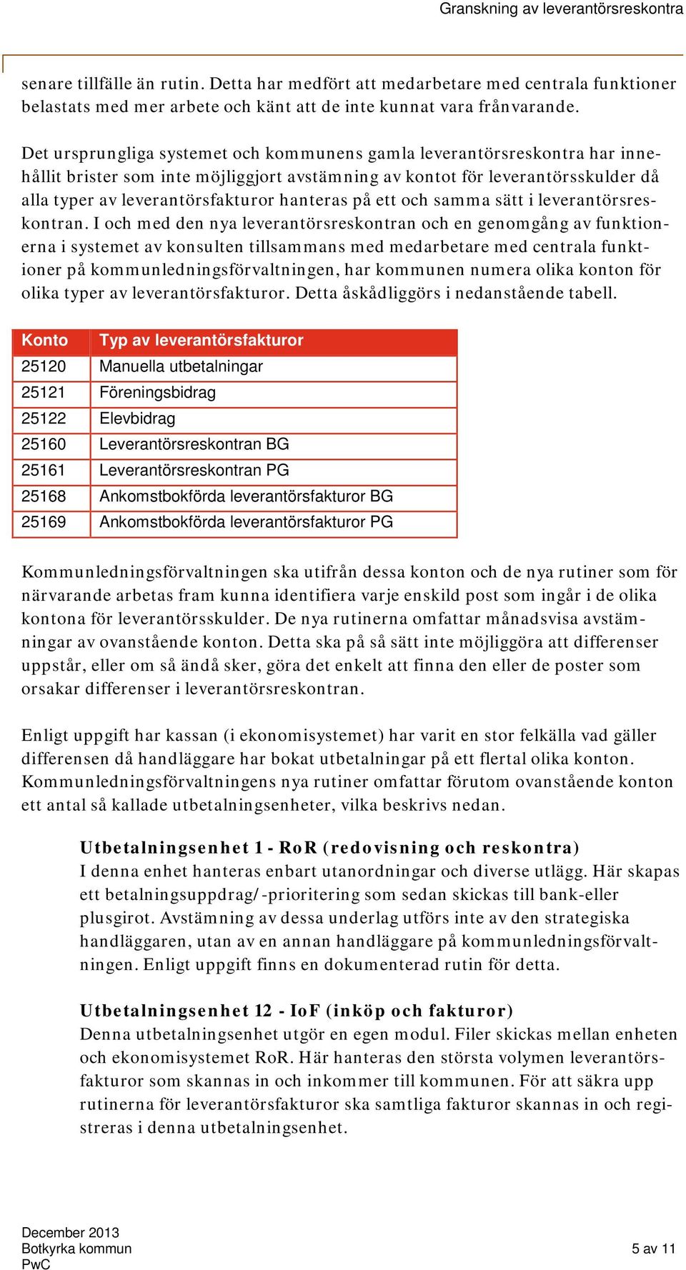 hanteras på ett och samma sätt i leverantörsreskontran.