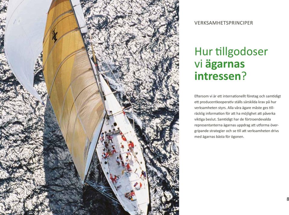 verksamheten styrs.