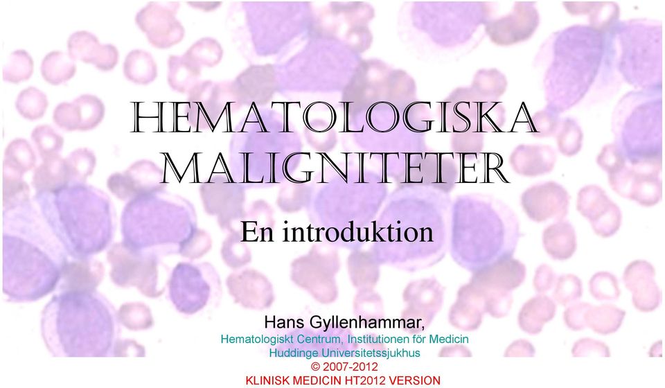 Institutionen för Medicin Huddinge