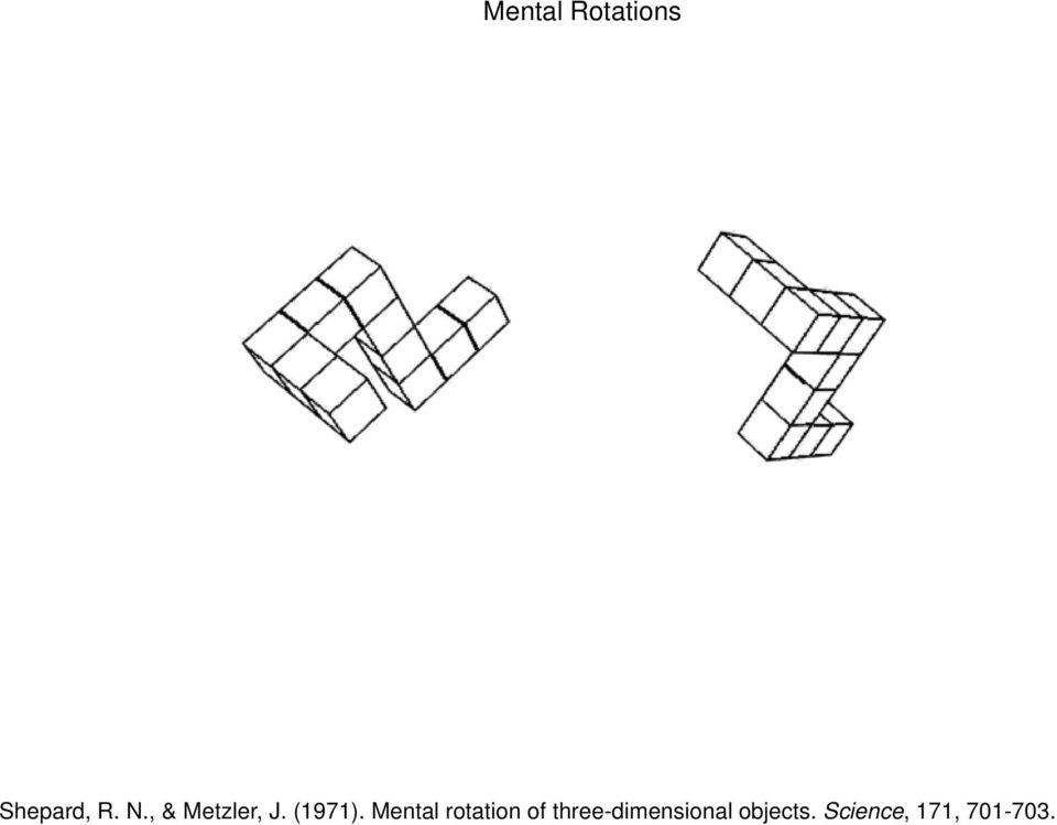 Mental rotation of