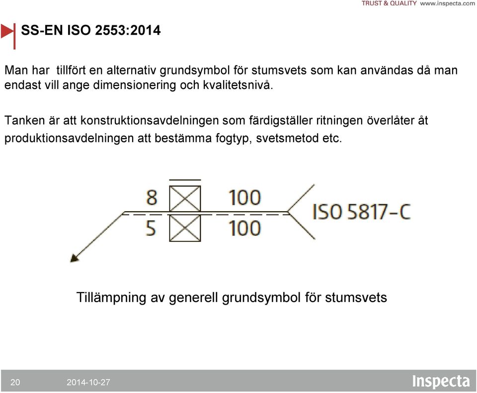 Tanken är att konstruktionsavdelningen som färdigställer ritningen överlåter åt