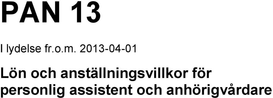 anställningsvillkor för