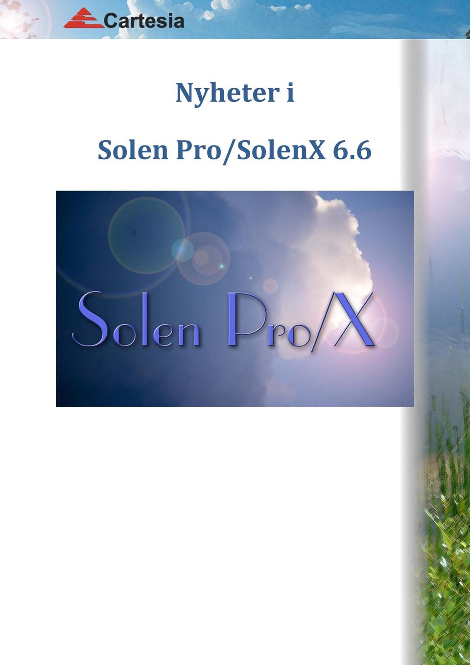 Pro/X 6.6