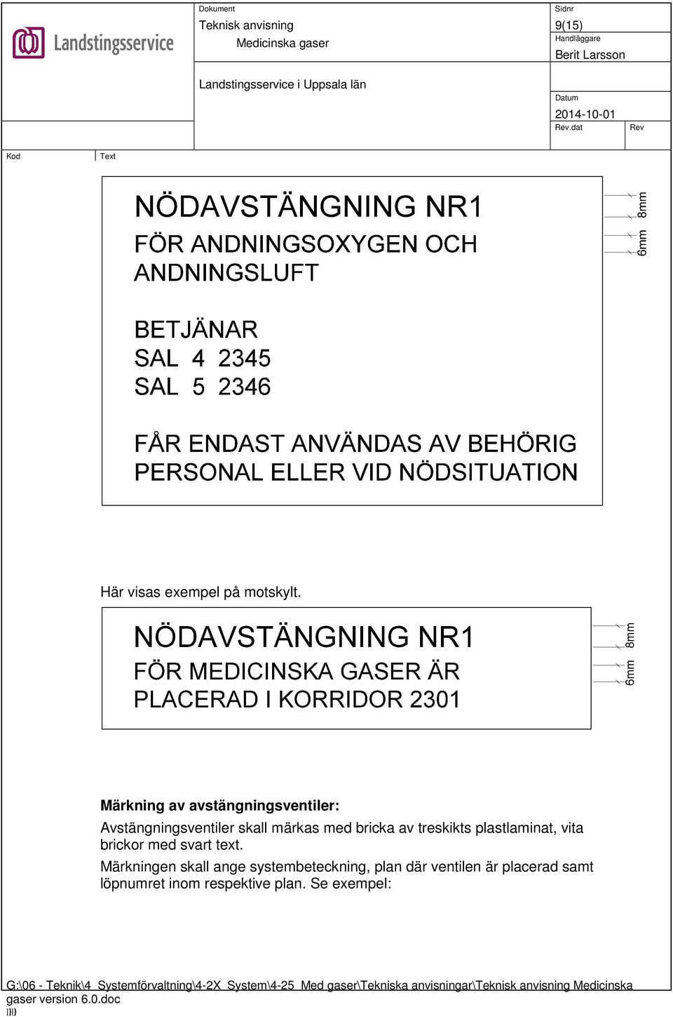 plastlaminat, vita brickor med svart text.