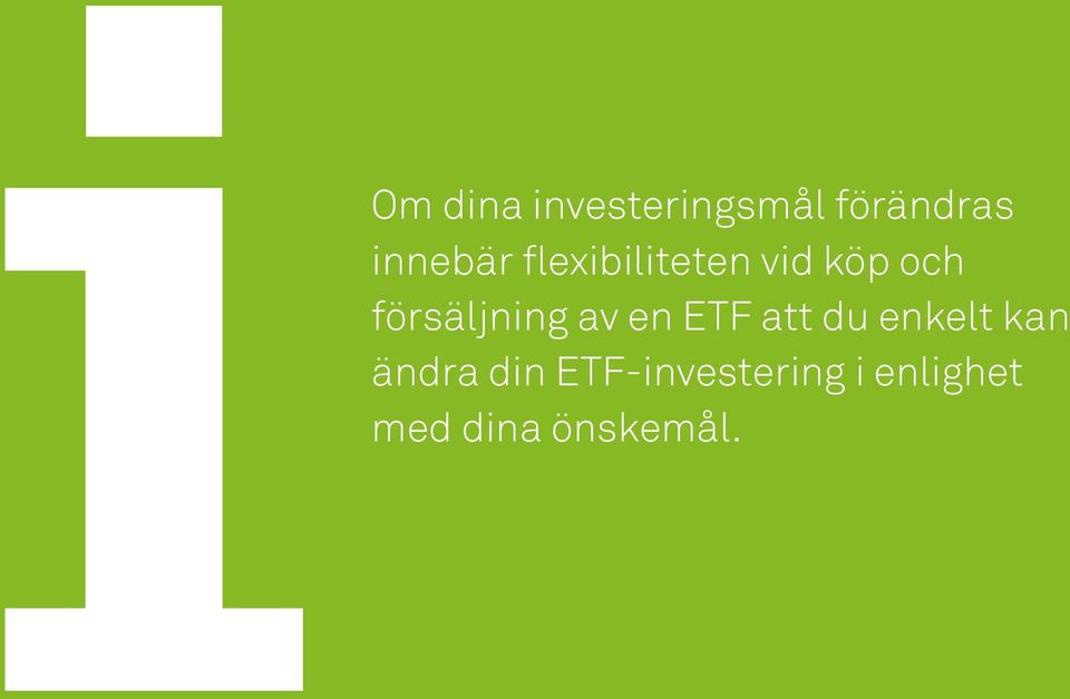 försäljning av en ETF att du enkelt kan