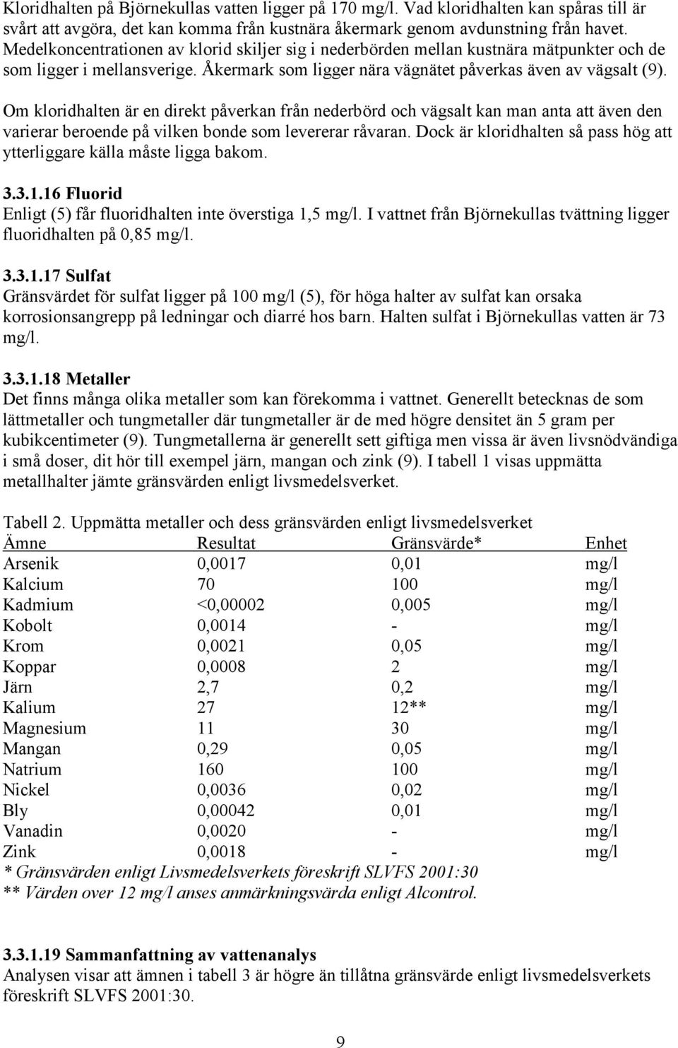 Om kloridhalten är en direkt påverkan från nederbörd och vägsalt kan man anta att även den varierar beroende på vilken bonde som levererar råvaran.