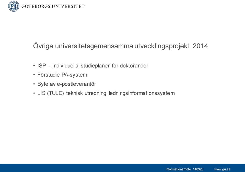 doktorander Förstudie PA-system Byte av