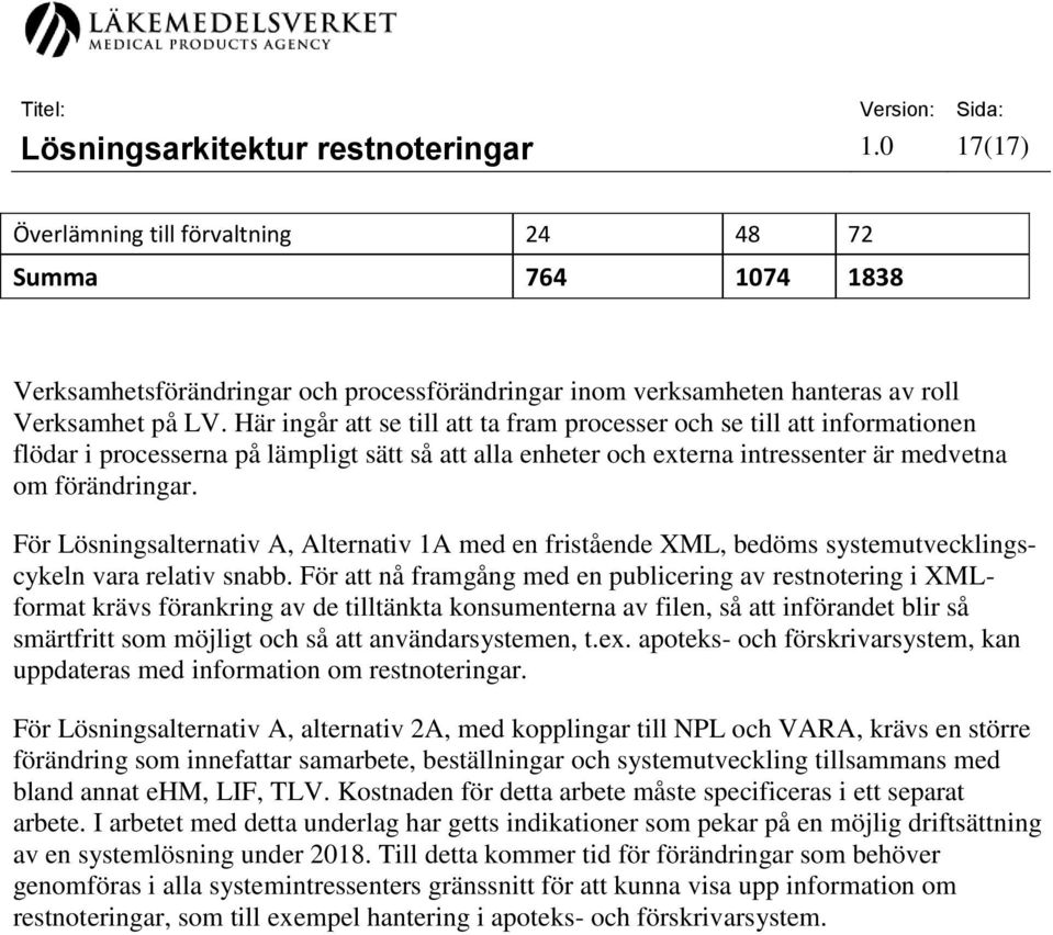 Här ingår att se till att ta fram processer och se till att informationen flödar i processerna på lämpligt sätt så att alla enheter och externa intressenter är medvetna om förändringar.