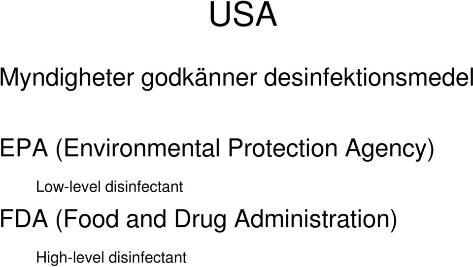 Protection Agency) Low-level