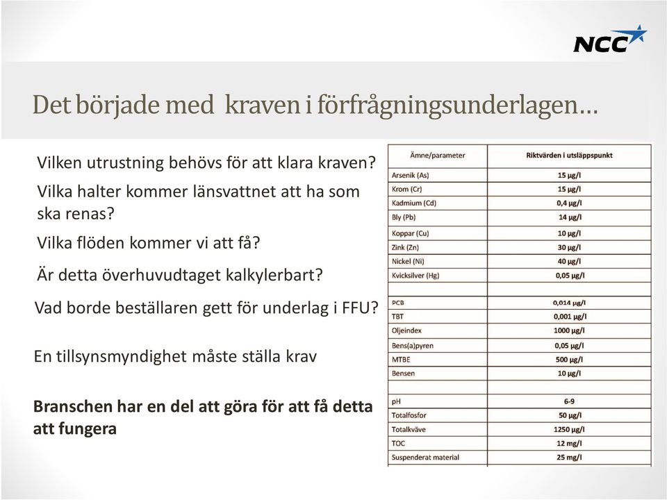 Vilka flöden kommer vi att få? Är detta överhuvudtaget kalkylerbart?