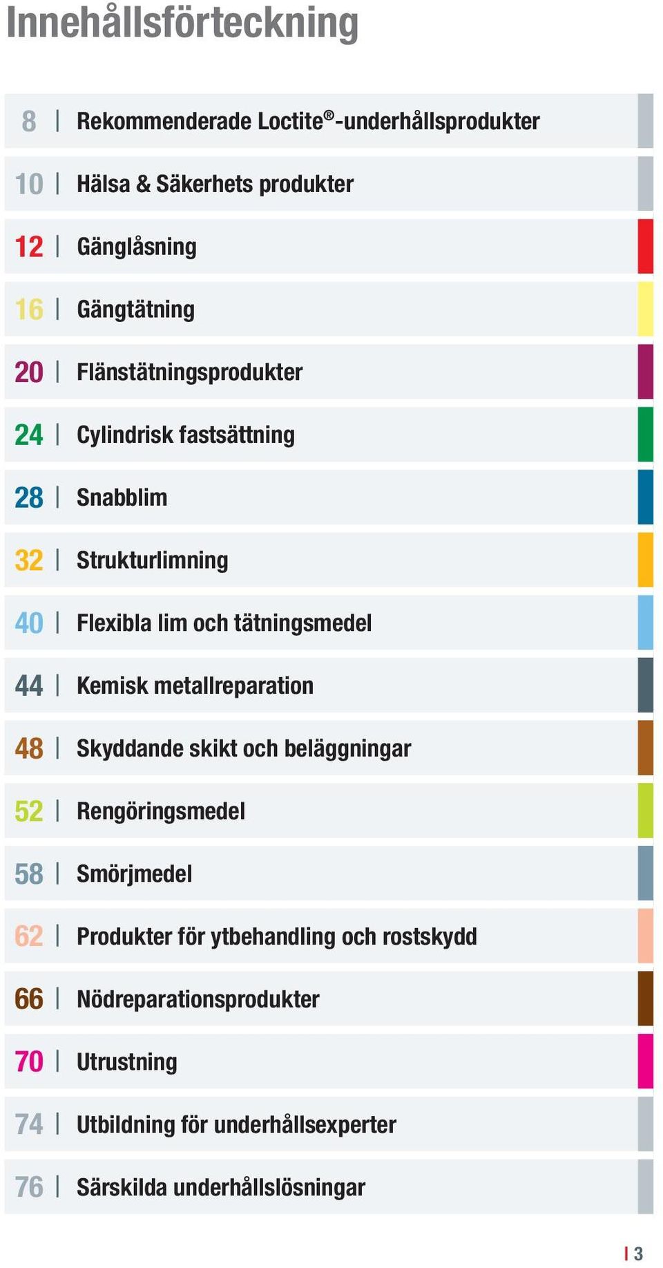 Flexibla lim och tätningsmedel Kemisk metallreparation Skyddande skikt och beläggningar Rengöringsmedel Smörjmedel Produkter