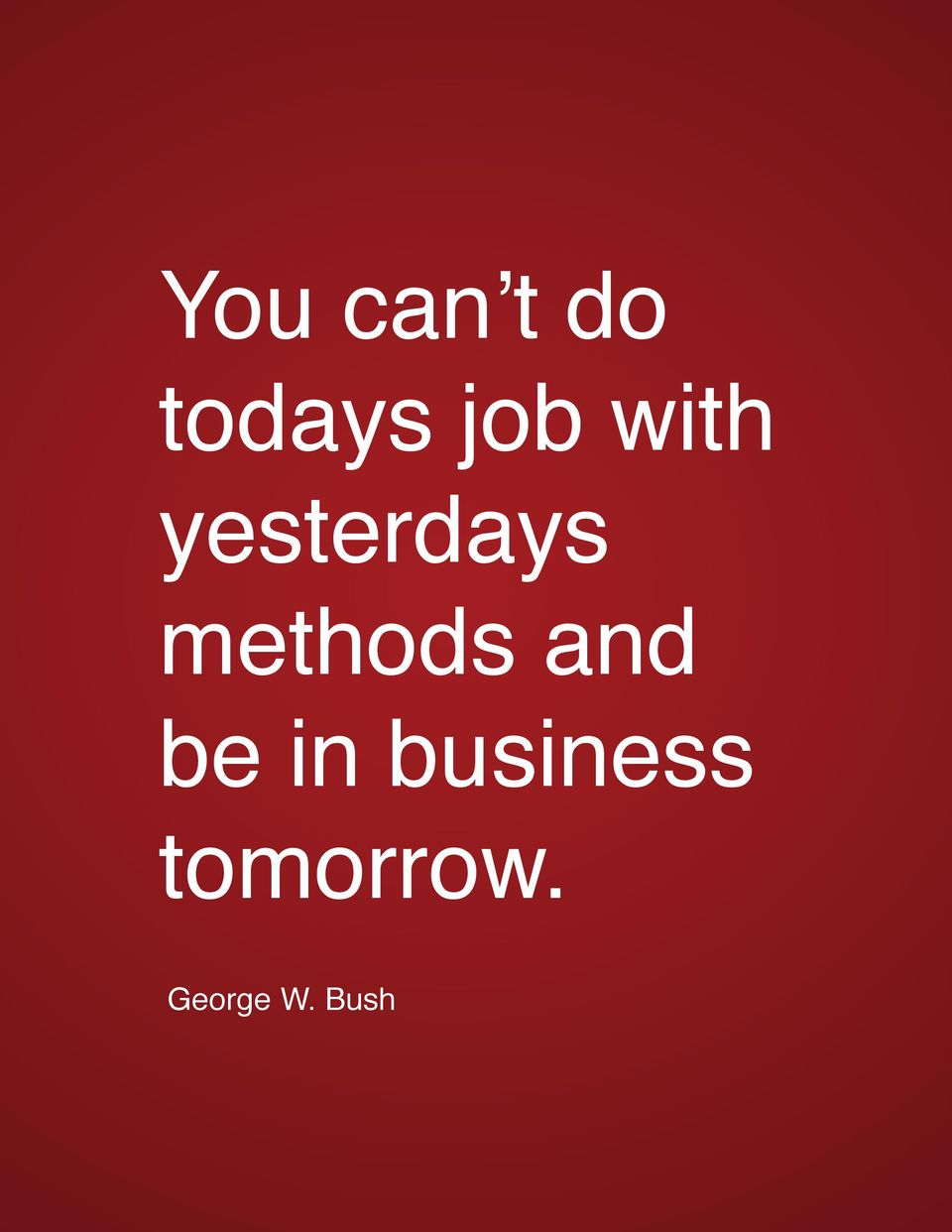 methods and be in