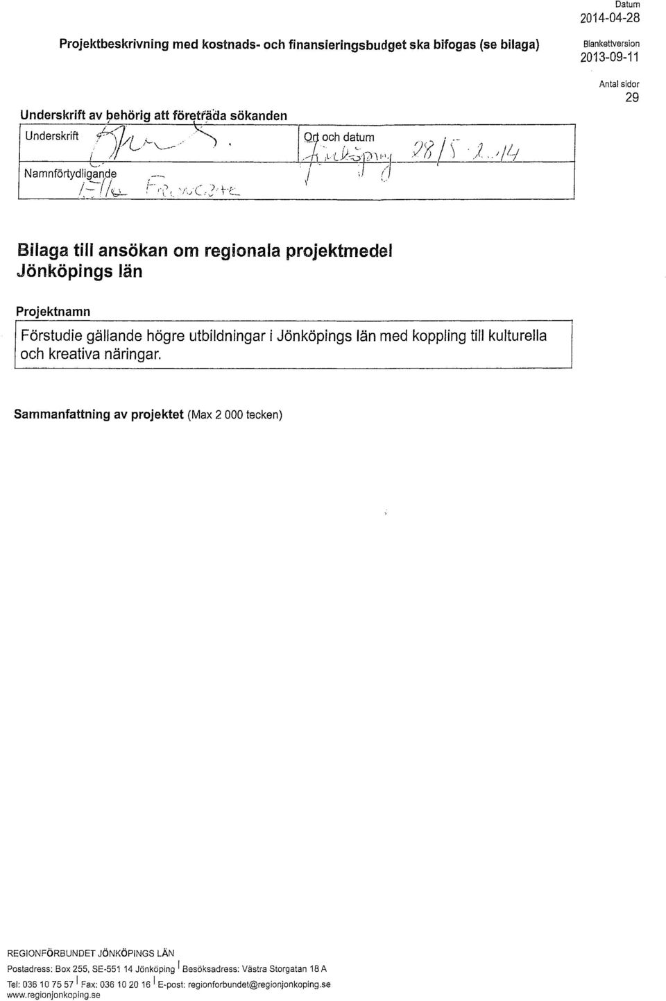 Jönköpings län med koppling till kulturella och kreativa näringar.
