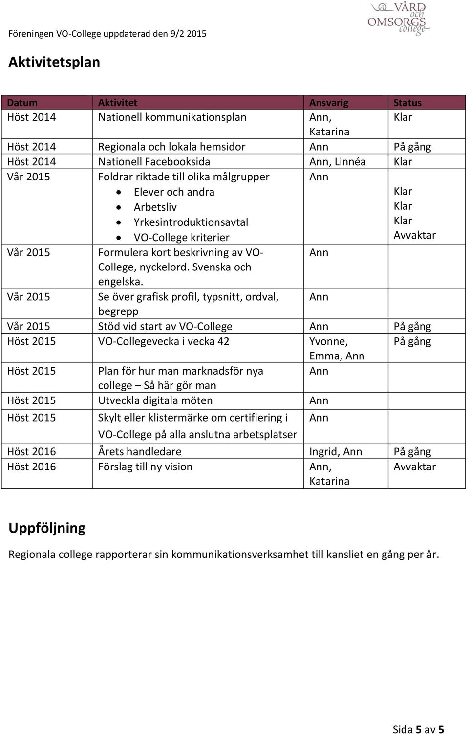 Svenska och engelska.