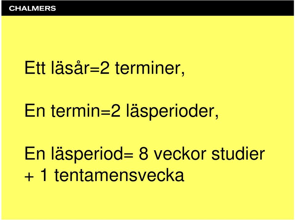 läsperioder, En