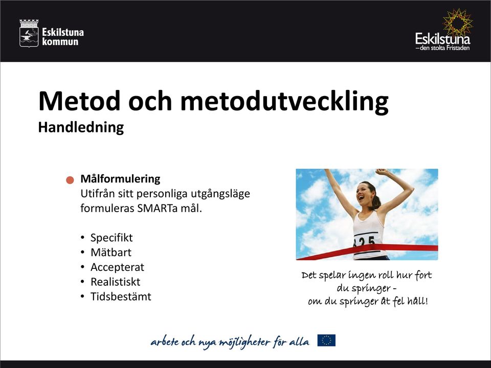 Specifikt Mätbart Accepterat Realistiskt Tidsbestämt Det