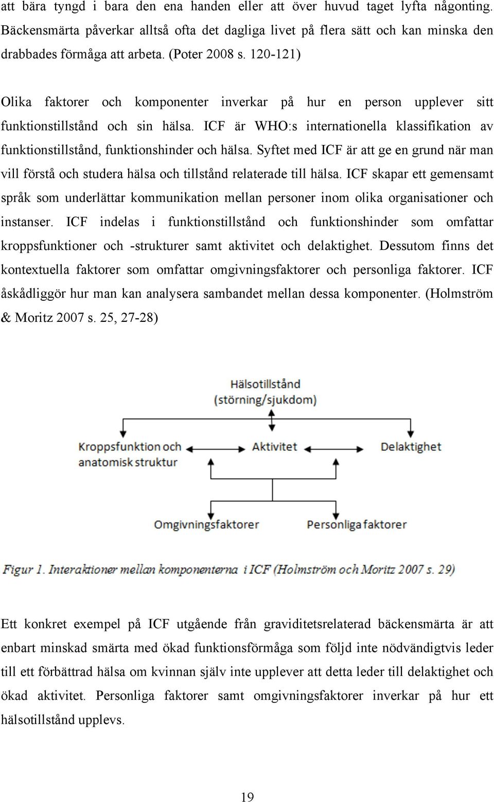 ICF är WHO:s internationella klassifikation av funktionstillstånd, funktionshinder och hälsa.