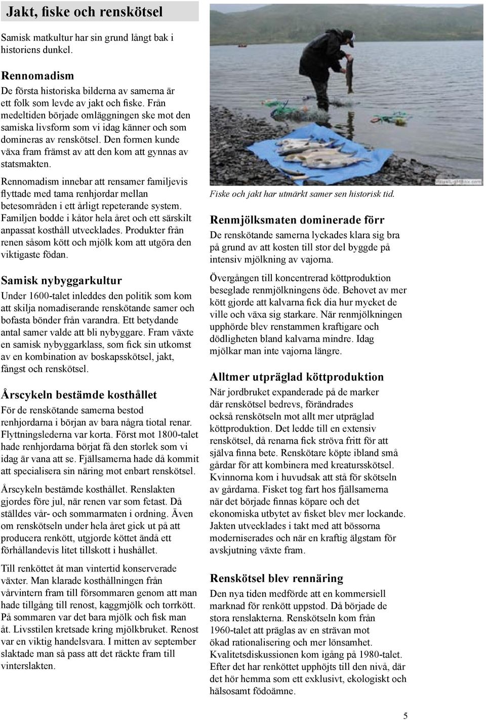 Rennomadism innebar att rensamer familjevis flyttade med tama renhjordar mellan betesområden i ett årligt repeterande system.