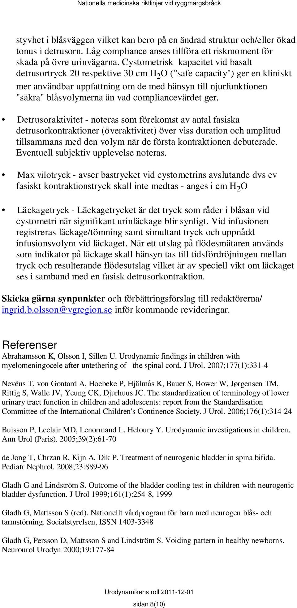 compliancevärdet ger.