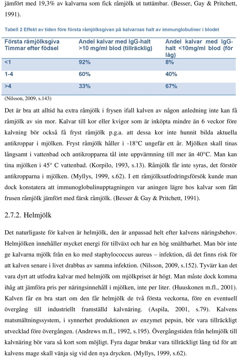 8% 1-4 60% 40% >4 33% 67% (Nilsson, 2009, s.