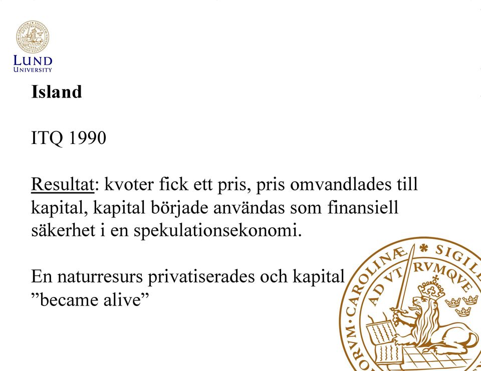 användas som finansiell säkerhet i en