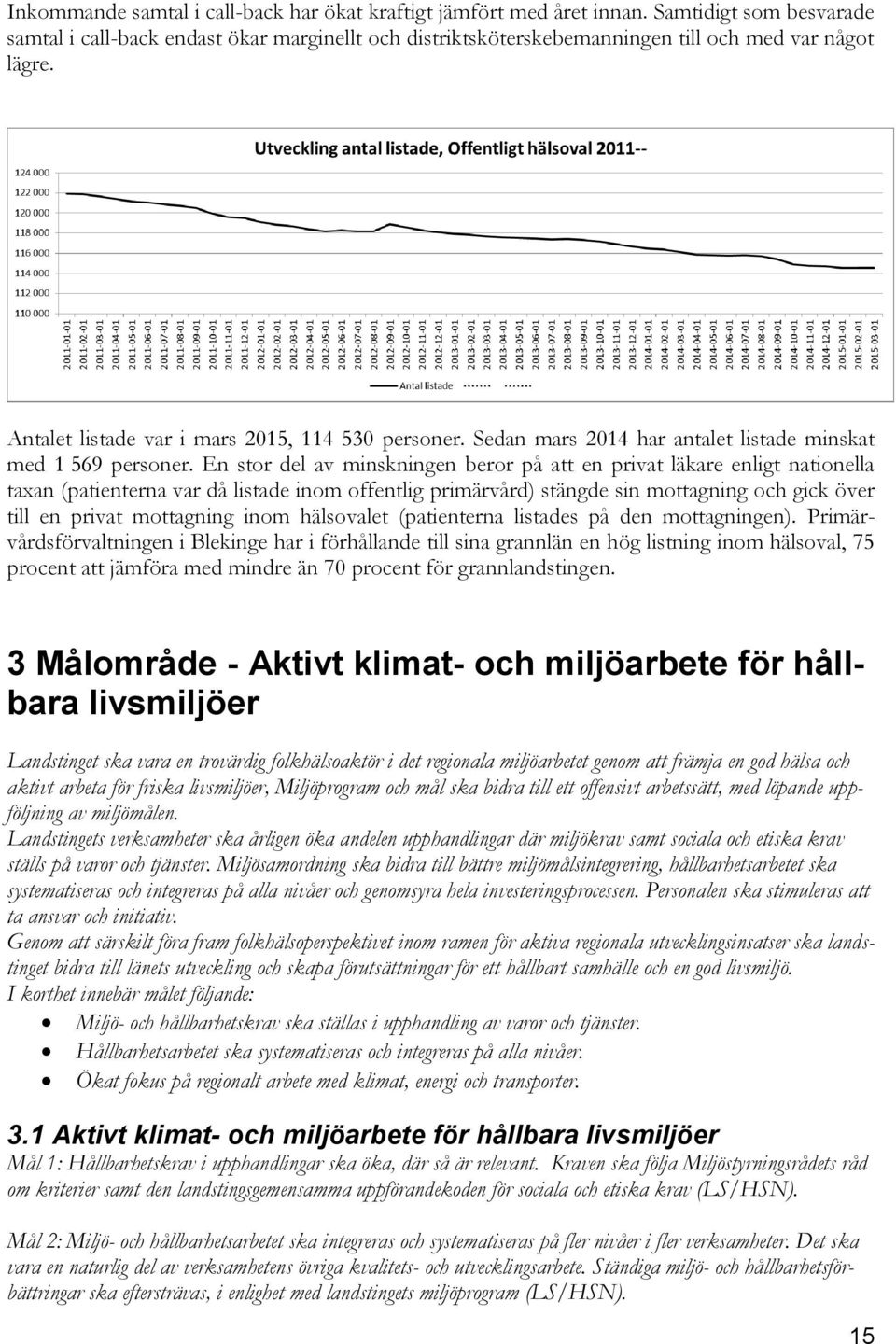 En stor del av minskningen beror på att en privat läkare enligt nationella taxan (patienterna var då listade inom offentlig primärvård) stängde sin mottagning och gick över till en privat mottagning