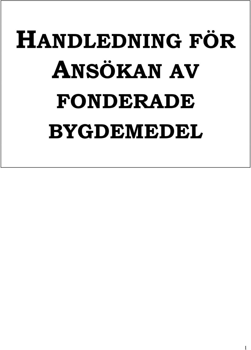 AV FONDERADE