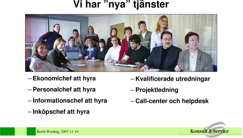 hyra Inköpschef att hyra Kvalificerade