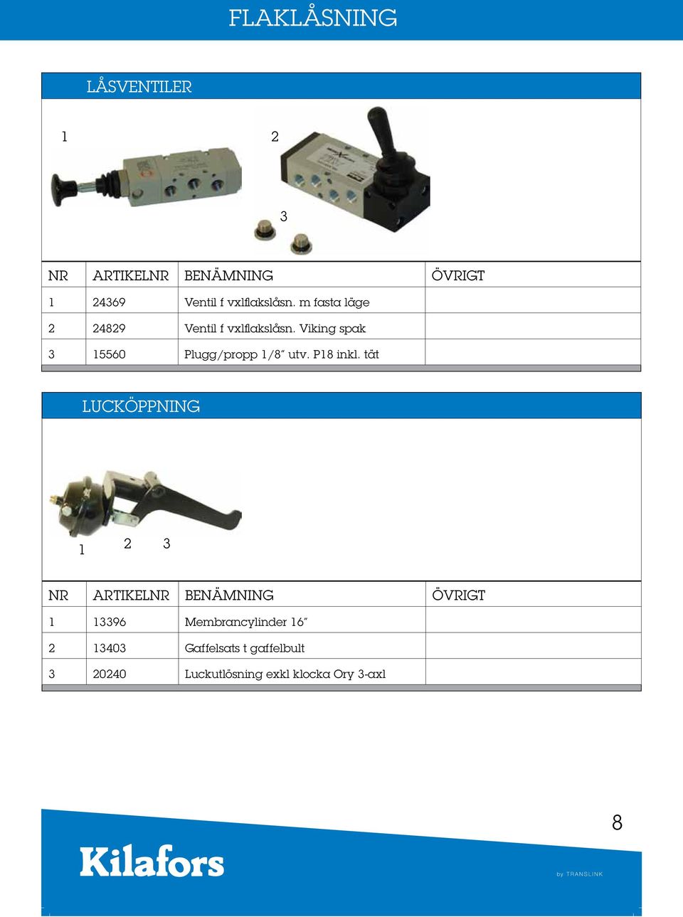 Viking spak 5560 Plugg/propp /8 utv. P8 inkl.