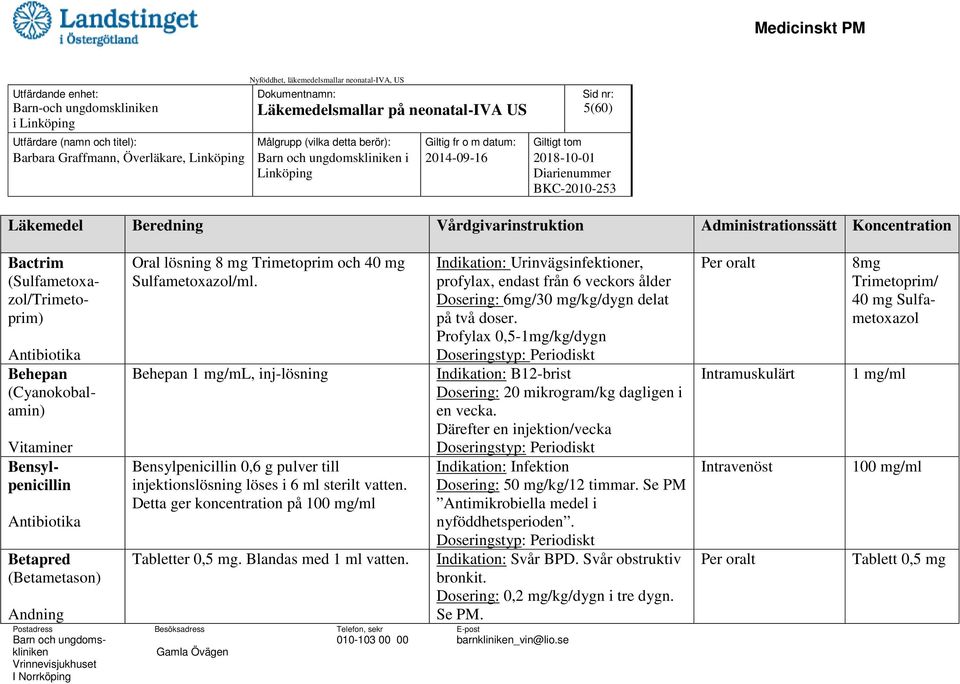 Behepan 1 mg/ml, inj-lösning Bensylpenicillin 0,6 g pulver till injektionslösning löses i 6 ml sterilt vatten. Detta ger koncentration på 100 mg/ml Tabletter 0,5 mg. Blandas med 1 ml vatten.