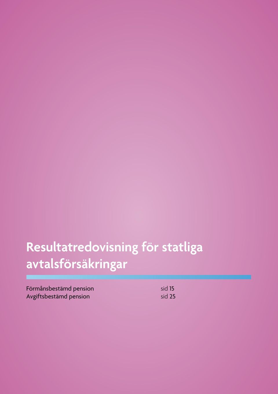 Förmånsbestämd pension sid
