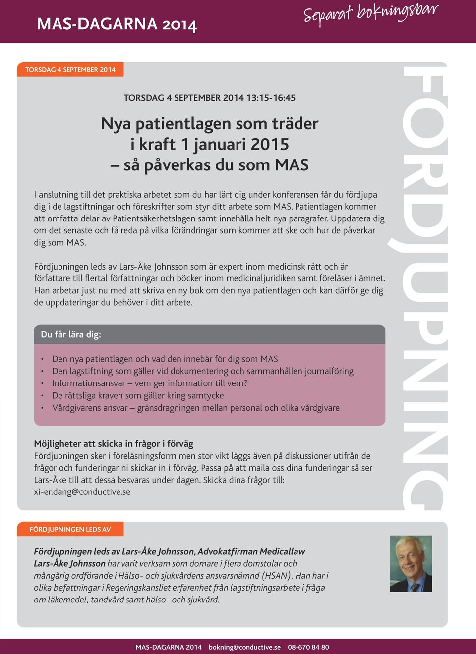 Uppdatera dig om det senaste och få reda på vilka förändringar som kommer att ske och hur de påverkar dig som MAS.