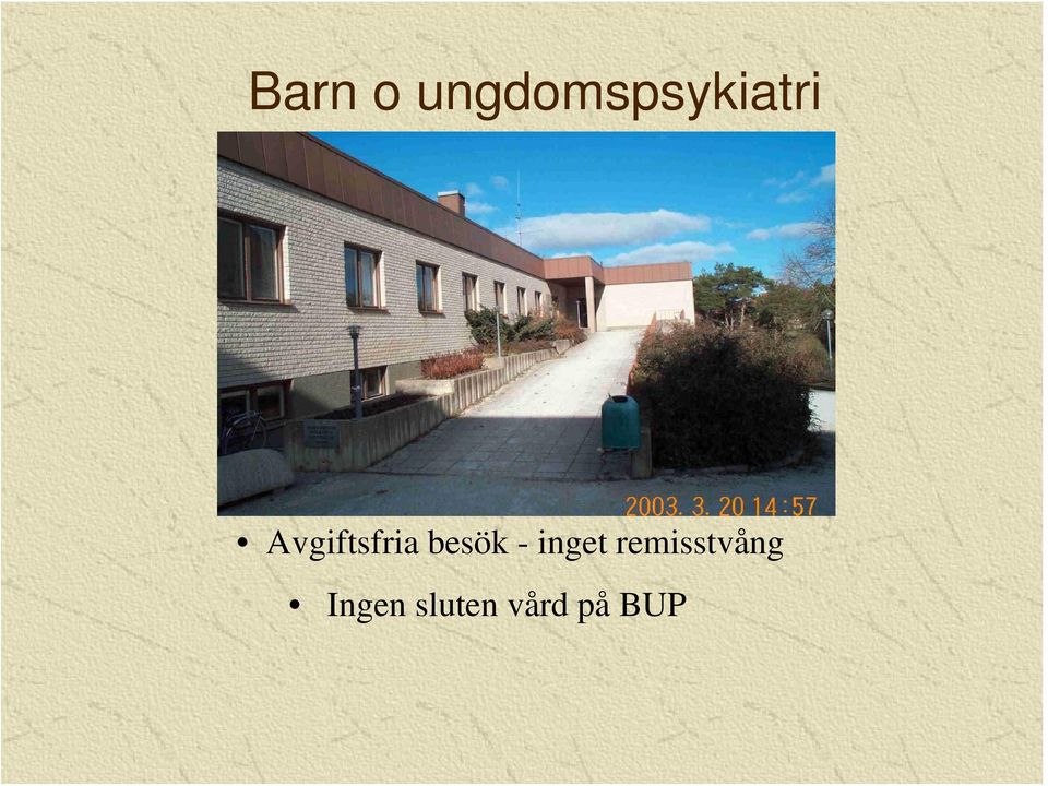 Avgiftsfria besök -