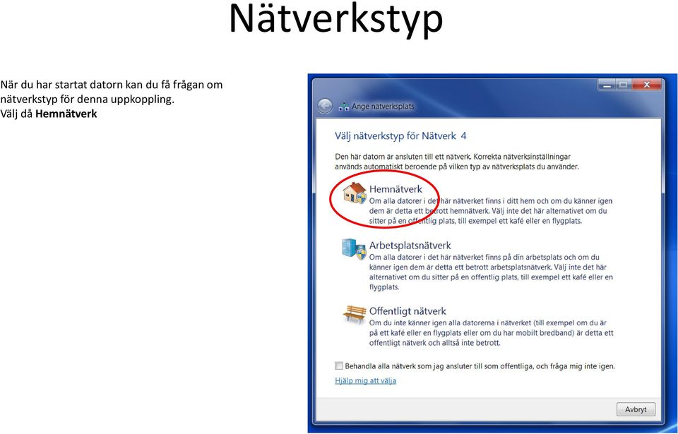 nätverkstyp för denna