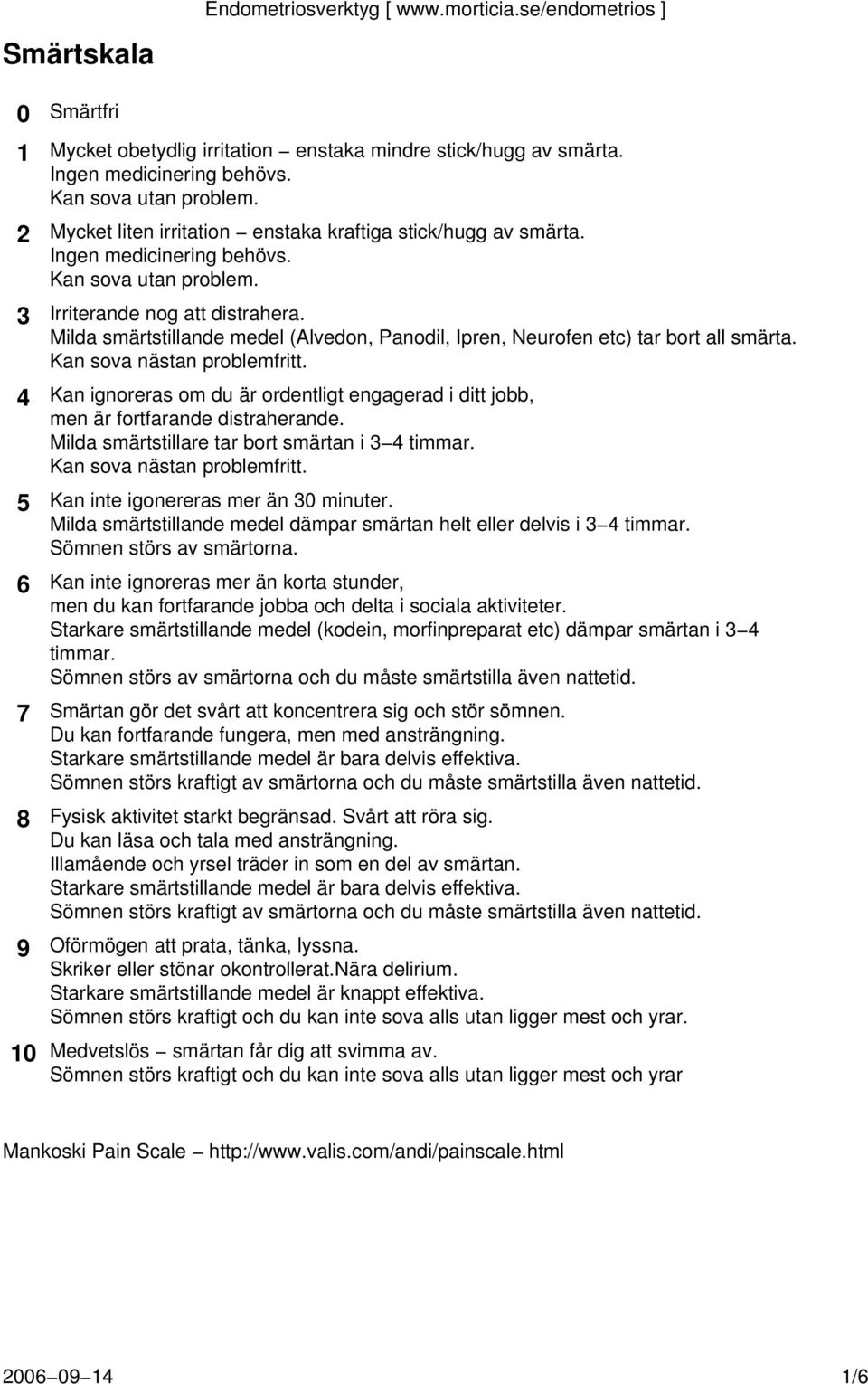 Milda smärtstillande medel (Alvedon, Panodil, Ipren, Neurofen etc) tar bort all smärta. Kan sova nästan problemfritt.