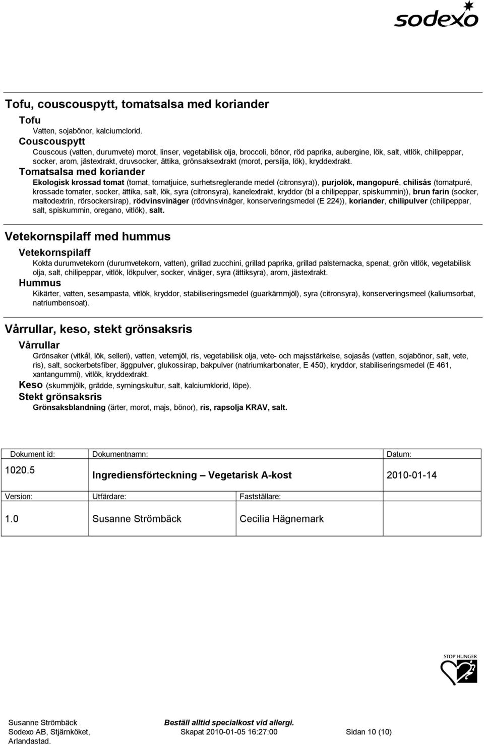 grönsaksextrakt (morot, persilja, lök), kryddextrakt.