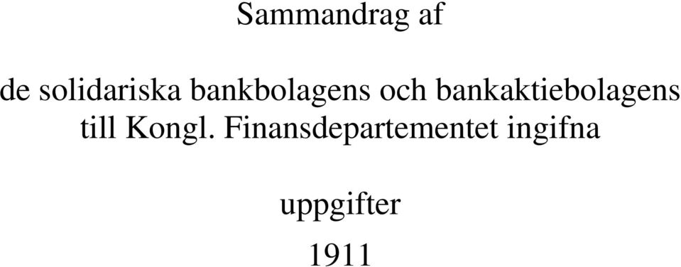 bankaktiebolagens till Kongl.