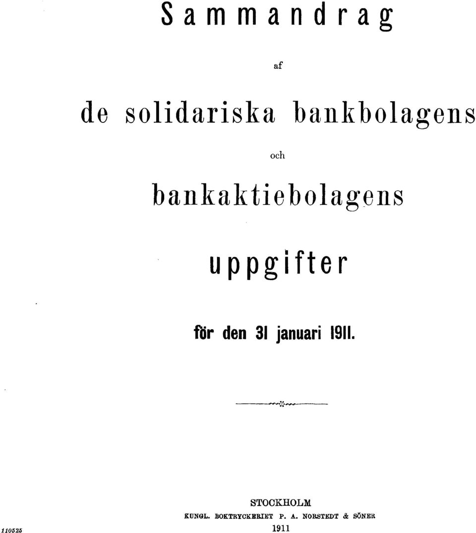 uppgifter för den 31 januari 1911.