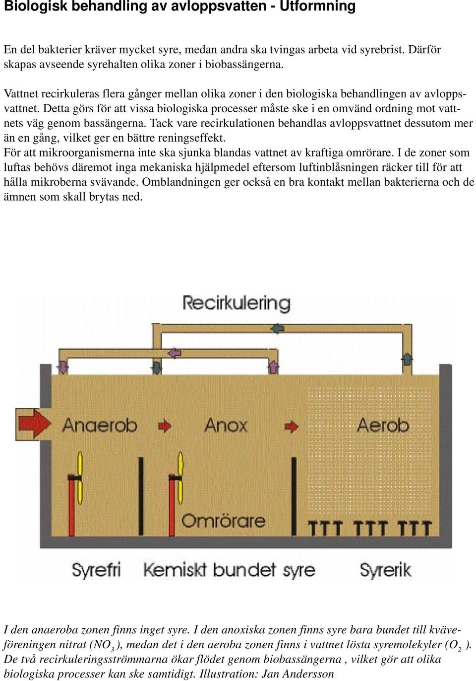 Detta görs för att vissa biologiska processer måste ske i en omvänd ordning mot vattnets väg genom bassängerna.