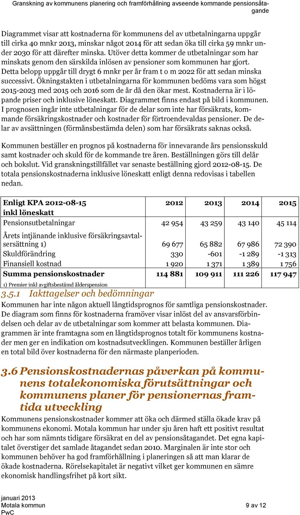 Detta belopp uppgår till drygt 6 mnkr per år fram t o m 2022 för att sedan minska successivt.