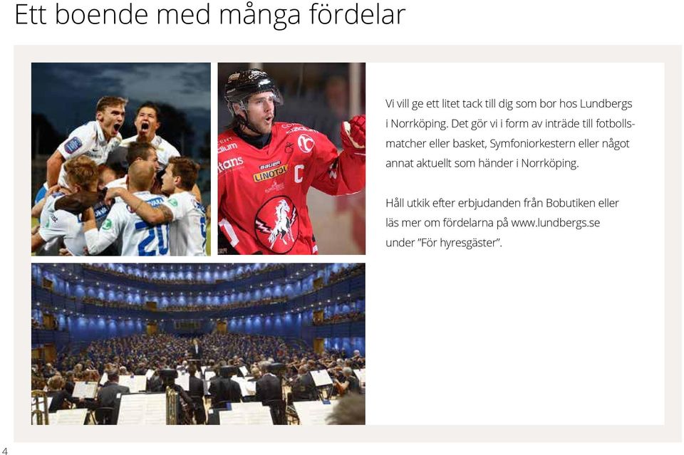 Det gör vi i form av inträde till fotbollsmatcher eller basket, Symfoniorkestern eller